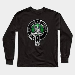 Clan MacDonald Crest & Tartan Long Sleeve T-Shirt